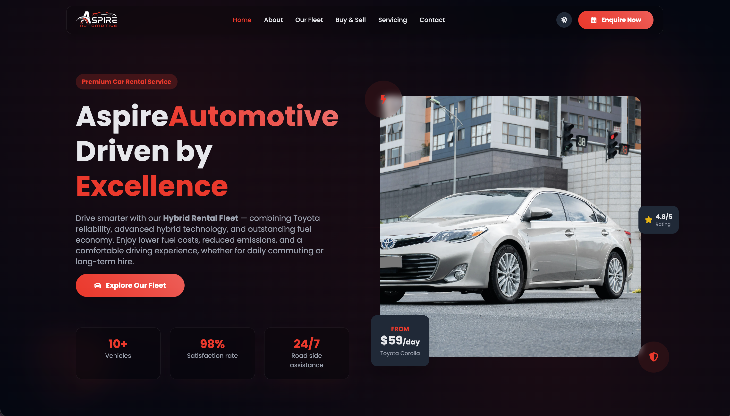 Aspire Automotive project preview